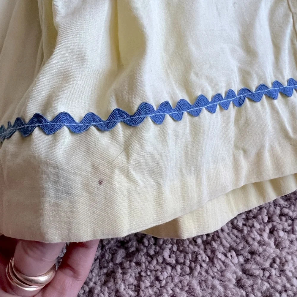 Vintage Yellow dress no size tag VGUC best 3-4T imo - Picture 3 of 6